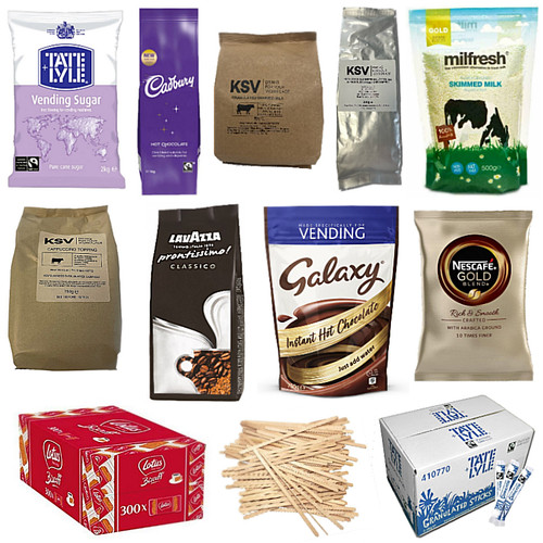 Full cases vending machine - full,