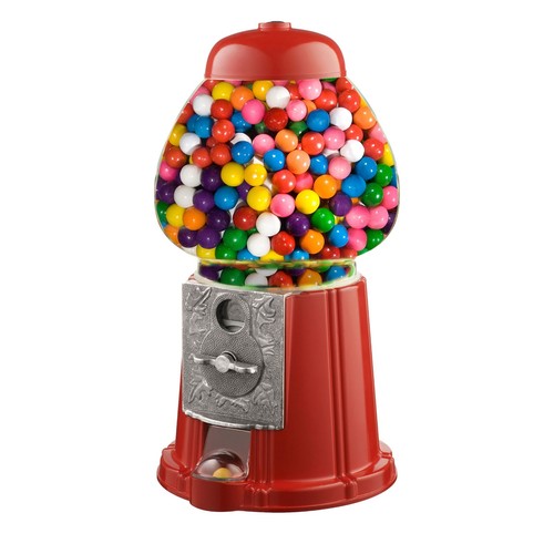 Retro metal gumball vending - metal,