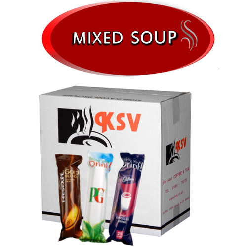 Mixed soup 73mm cup vending - mixed,