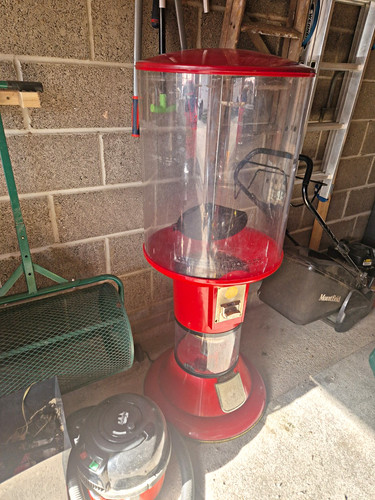 Red bulk ball toy - toy, vending