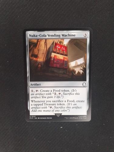 Mtg nuka cola vending - vending, machine