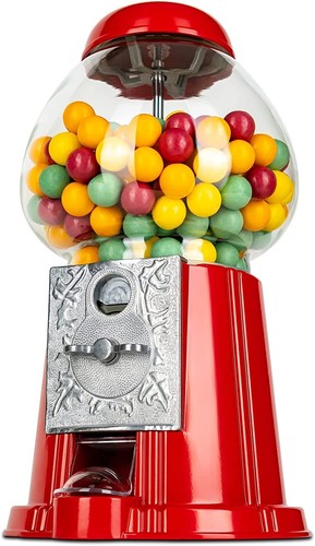 Inch metal gumball machine - metal,